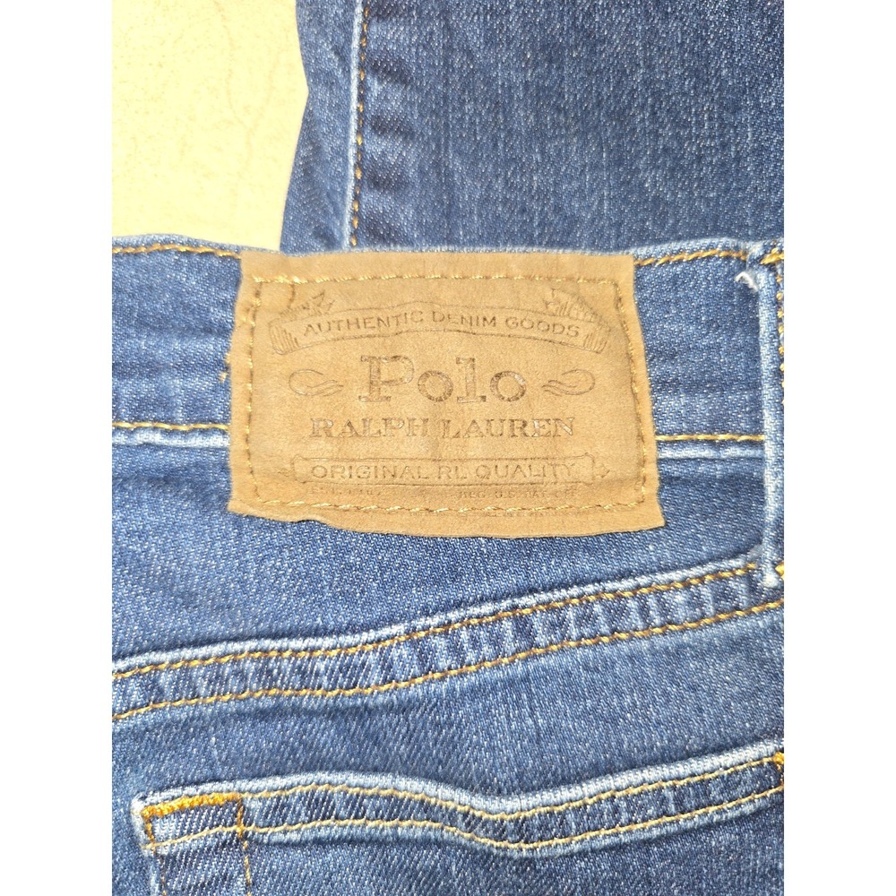 Like New Polo Ralph Lauren Boys "The Sullivan Slim" Jeans - Size 14 Dark Wash - Picture 4 of 4